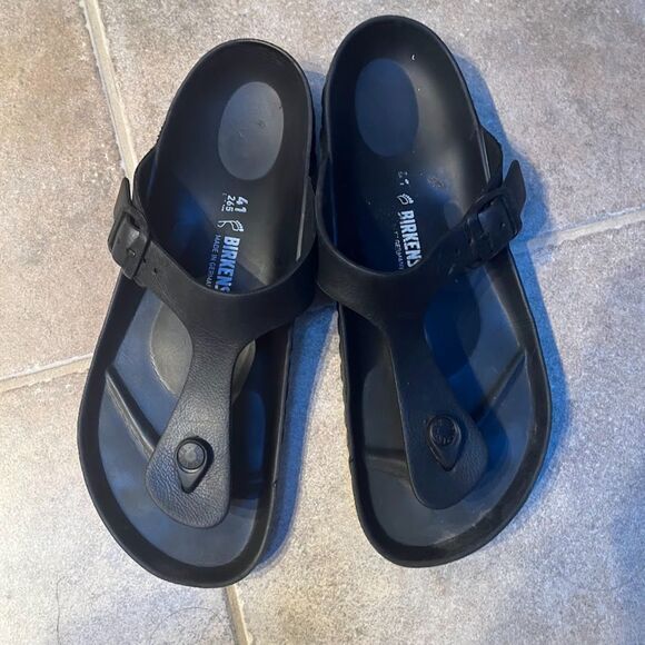 Birkenstock Gizeh EVA Rubber Open Toe T Strap Lightweight Water Friendly Sandals - Picture 4 of 12